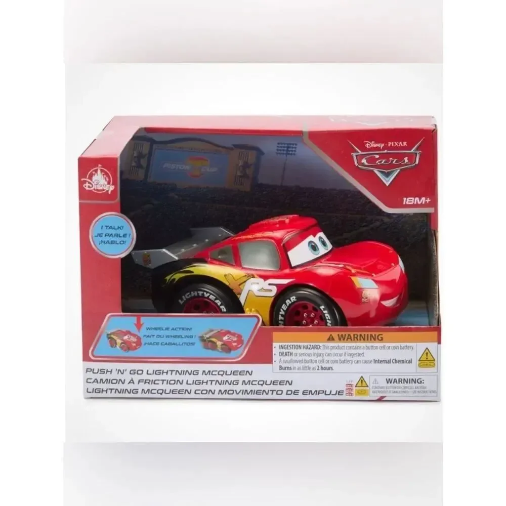 Lightning McQueen Push 'N' Go Talking Vehicle